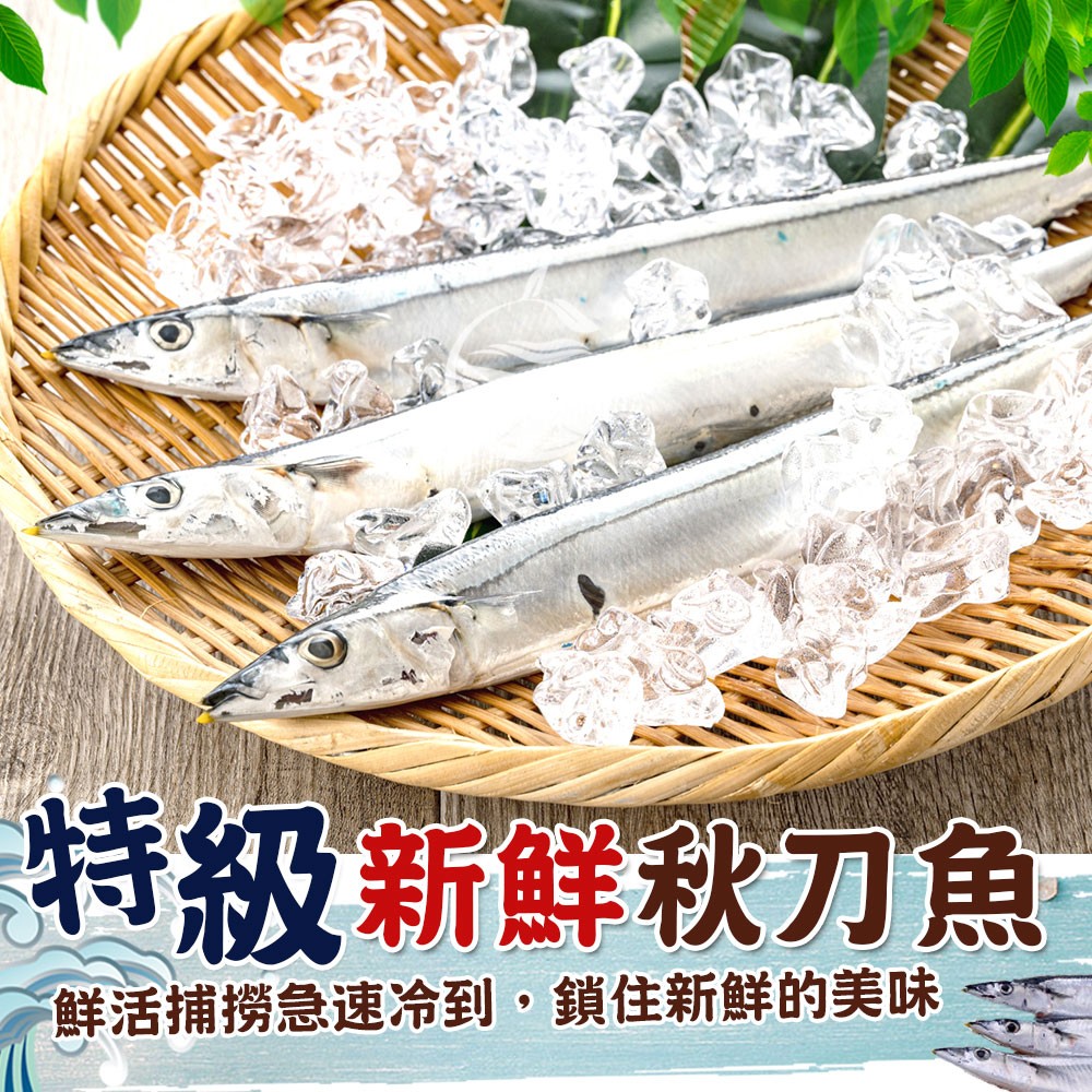 【歐嘉嚴選】特級新鮮秋刀魚 3尾/包